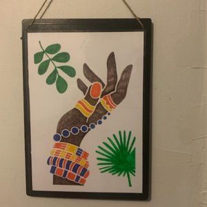 The African Hand Art Piece